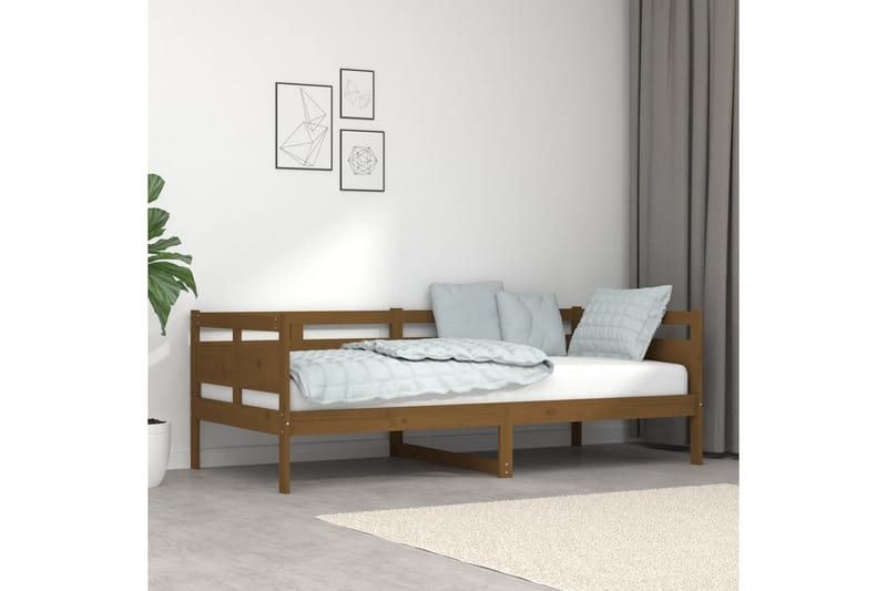 beBasic Dagseng honningbrun heltre furu 90x190 cm - Brun - Møbler - Sofaer - Dagsenger