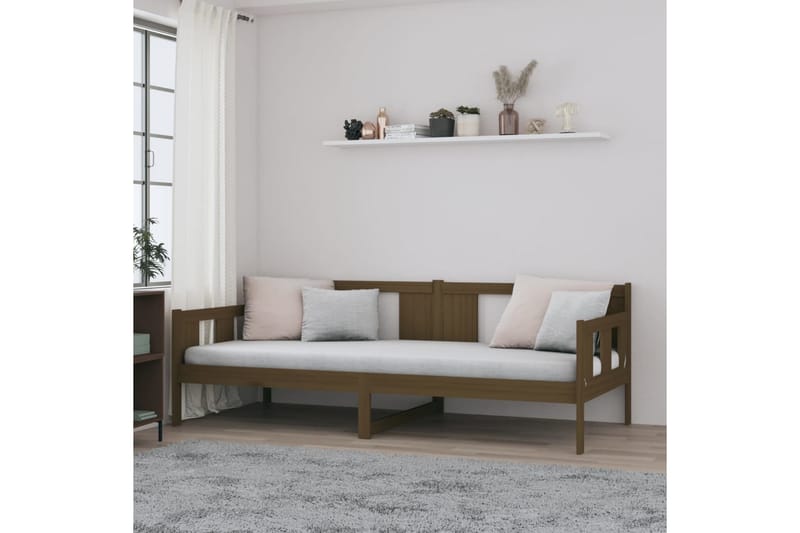 beBasic Dagseng honningbrun heltre furu 90x200 cm - Brun - Møbler - Sofaer - Dagsenger