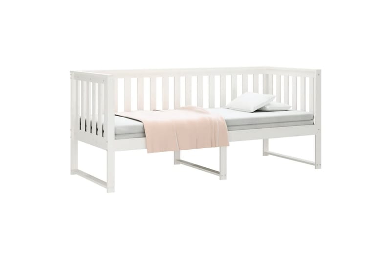 beBasic Dagseng hvit 75x190 cm heltre furu - Hvit - Møbler - Senger - Sengeramme & sengestamme