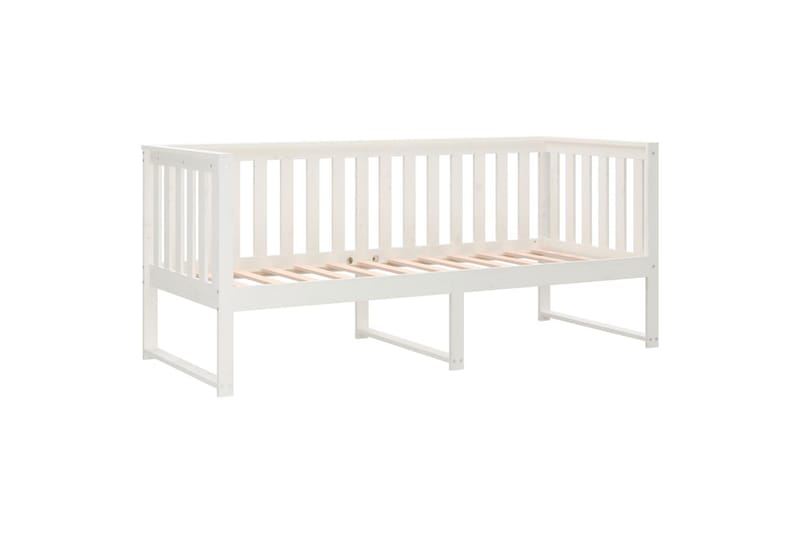beBasic Dagseng hvit 75x190 cm heltre furu - Hvit - Møbler - Senger - Sengeramme & sengestamme