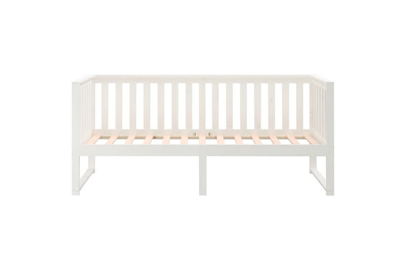 beBasic Dagseng hvit 75x190 cm heltre furu - Hvit - Møbler - Senger - Sengeramme & sengestamme