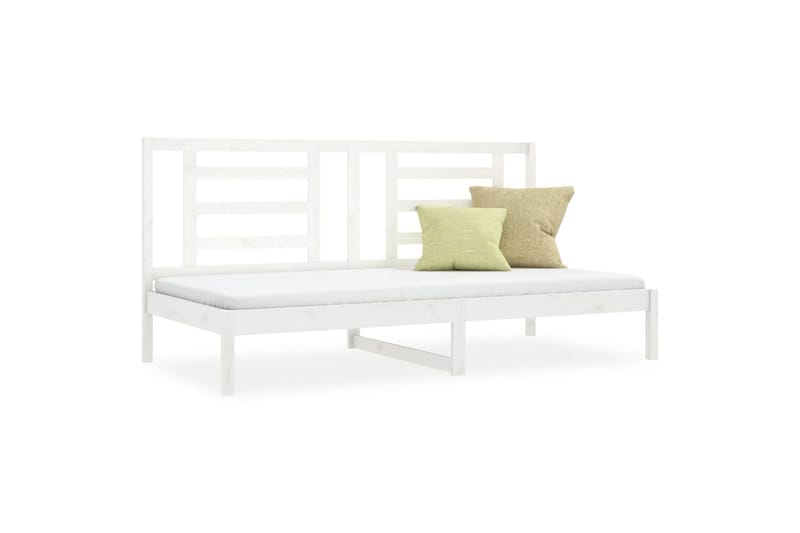 beBasic Dagseng hvit 80x200 cm heltre furu - Hvit - Møbler - Senger - Sengeramme & sengestamme