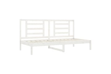 beBasic Dagseng hvit 80x200 cm heltre furu - Hvit - Møbler - Senger - Sengeramme & sengestamme