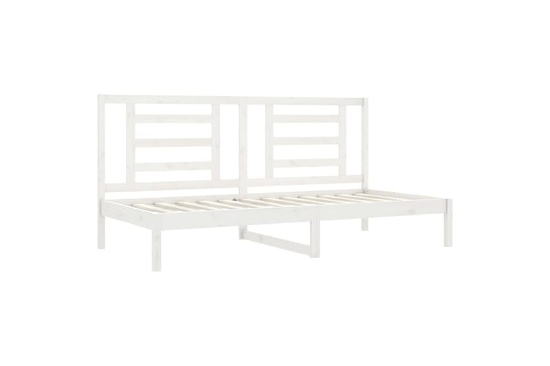 beBasic Dagseng hvit 80x200 cm heltre furu - Hvit - Møbler - Senger - Sengeramme & sengestamme