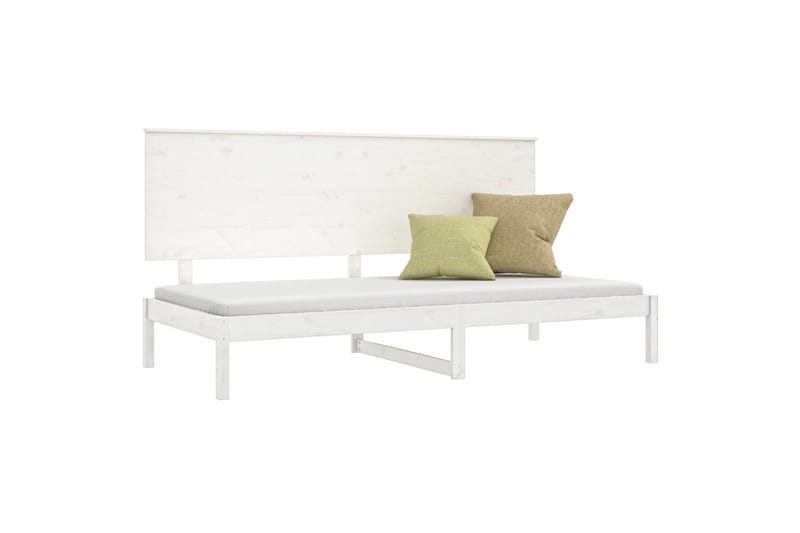 beBasic Dagseng hvit 80x200 cm heltre furu - Hvit - Møbler - Senger - Sengeramme & sengestamme