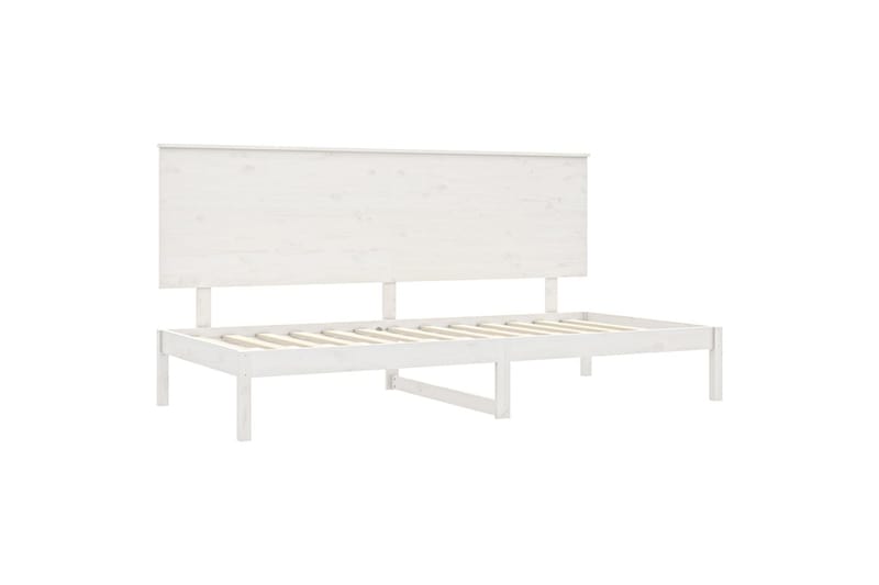 beBasic Dagseng hvit 80x200 cm heltre furu - Hvit - Møbler - Senger - Sengeramme & sengestamme