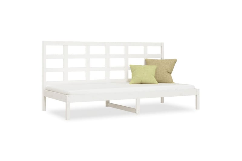 beBasic Dagseng hvit 80x200 cm heltre furu - Hvit - Møbler - Senger - Sengeramme & sengestamme