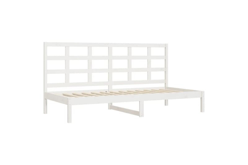 beBasic Dagseng hvit 80x200 cm heltre furu - Hvit - Møbler - Senger - Sengeramme & sengestamme