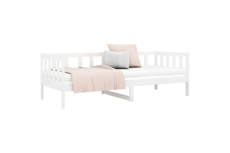 beBasic Dagseng hvit 80x200 cm heltre furu - Hvit - Møbler - Senger - Sengeramme & sengestamme
