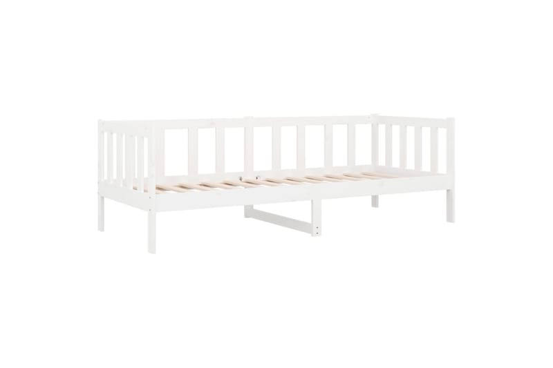 beBasic Dagseng hvit 80x200 cm heltre furu - Hvit - Møbler - Senger - Sengeramme & sengestamme