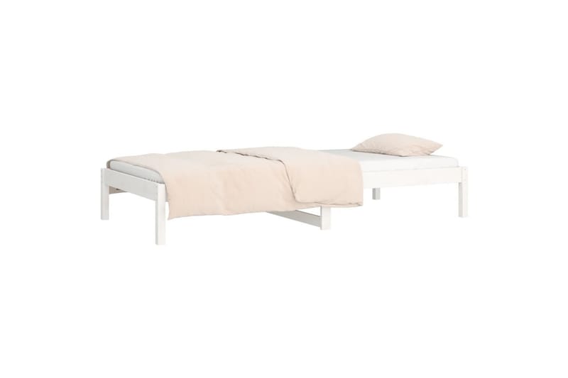 beBasic Dagseng hvit 80x200 cm heltre furu - Hvit - Møbler - Senger - Sengeramme & sengestamme