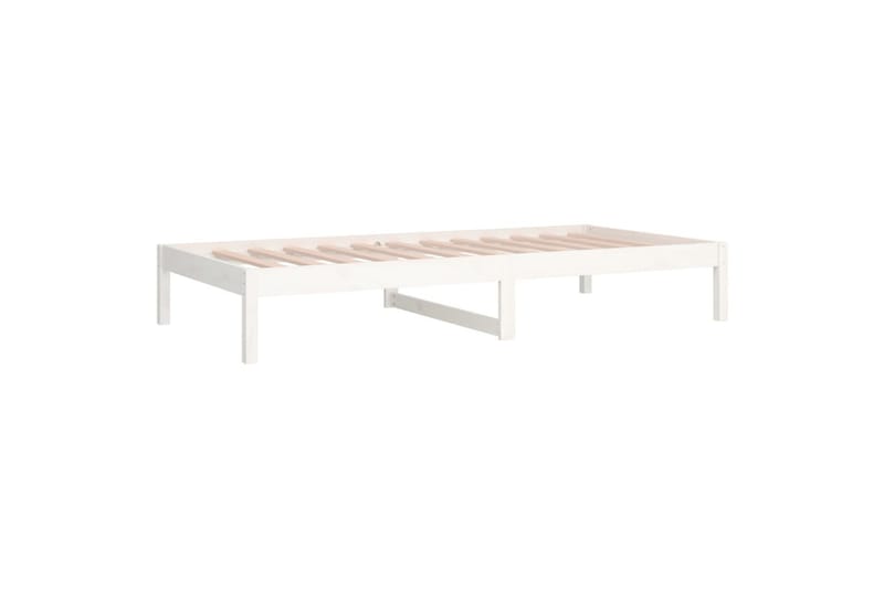 beBasic Dagseng hvit 80x200 cm heltre furu - Hvit - Møbler - Senger - Sengeramme & sengestamme