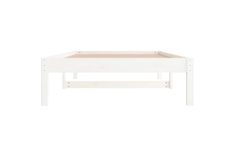 beBasic Dagseng hvit 80x200 cm heltre furu - Hvit - Møbler - Senger - Sengeramme & sengestamme