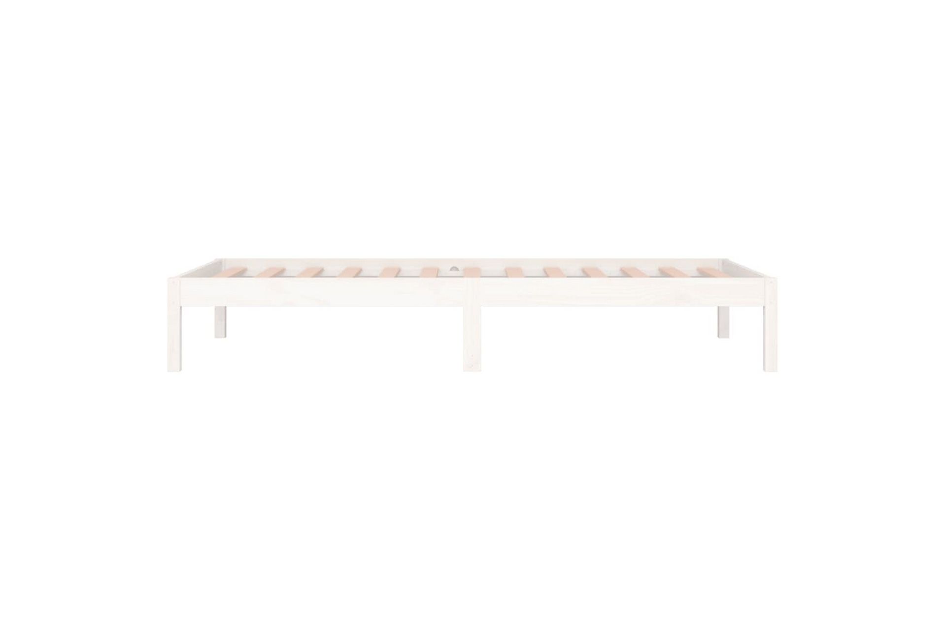 beBasic Dagseng hvit 80x200 cm heltre furu - Hvit - Møbler - Senger - Sengeramme & sengestamme