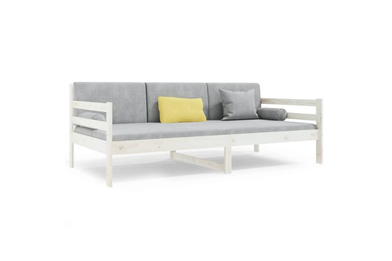 beBasic Dagseng hvit 90x190 cm heltre furu - Hvit - Møbler - Senger - Sengeramme & sengestamme