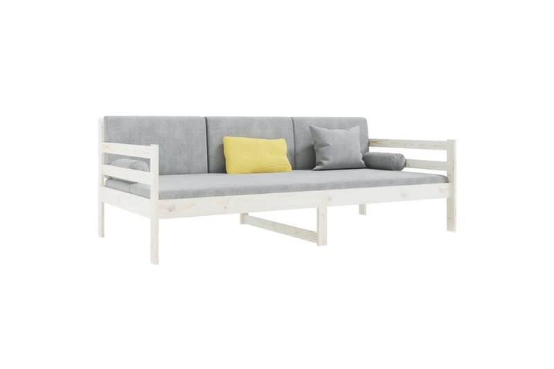 beBasic Dagseng hvit 90x190 cm heltre furu - Hvit - Møbler - Senger - Sengeramme & sengestamme