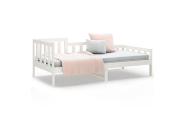 beBasic Dagseng hvit 90x190 cm heltre furu - Hvit - Møbler - Senger - Sengeramme & sengestamme