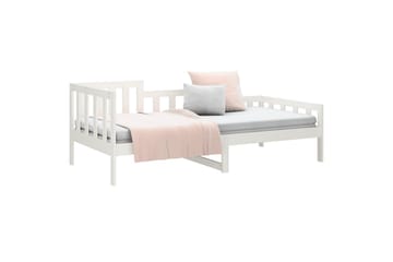 beBasic Dagseng hvit 90x190 cm heltre furu - Hvit - Møbler - Senger - Sengeramme & sengestamme
