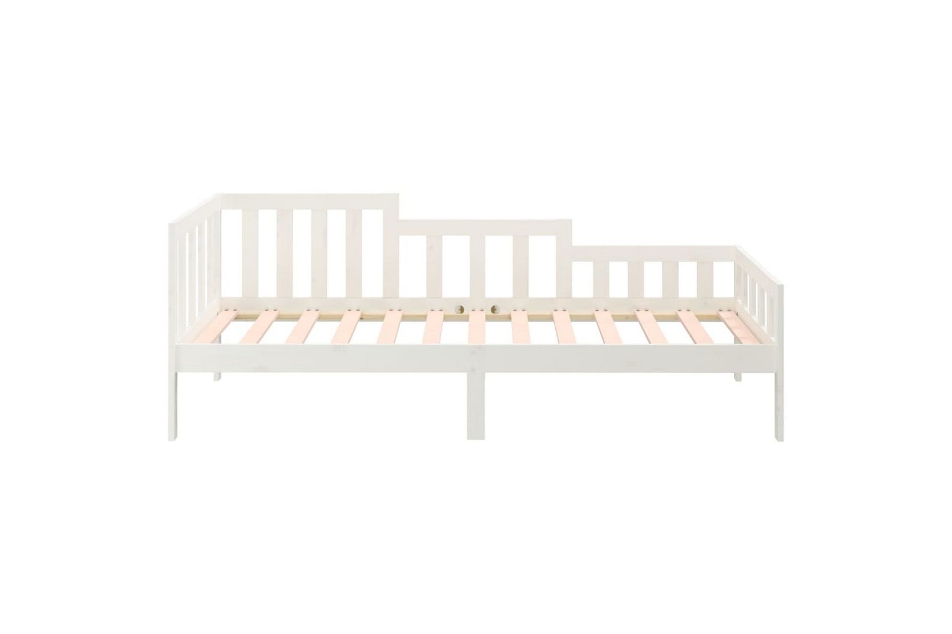 beBasic Dagseng hvit 90x190 cm heltre furu - Hvit - Møbler - Senger - Sengeramme & sengestamme