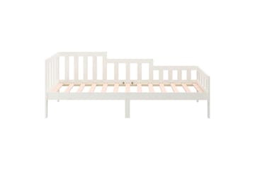 beBasic Dagseng hvit 90x190 cm heltre furu - Hvit - Møbler - Senger - Sengeramme & sengestamme