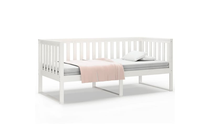 beBasic Dagseng hvit 90x190 cm heltre furu - Hvit - Møbler - Senger - Sengeramme & sengestamme