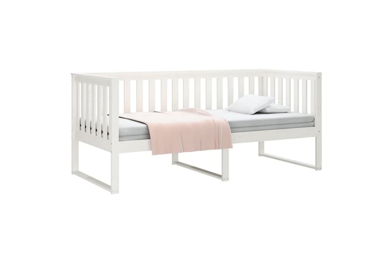 beBasic Dagseng hvit 90x190 cm heltre furu - Hvit - Møbler - Senger - Sengeramme & sengestamme