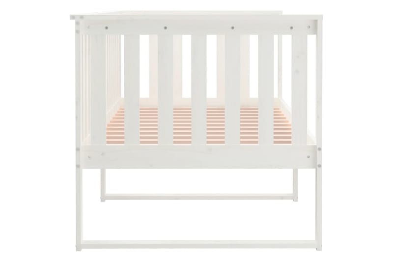beBasic Dagseng hvit 90x190 cm heltre furu - Hvit - Møbler - Senger - Sengeramme & sengestamme