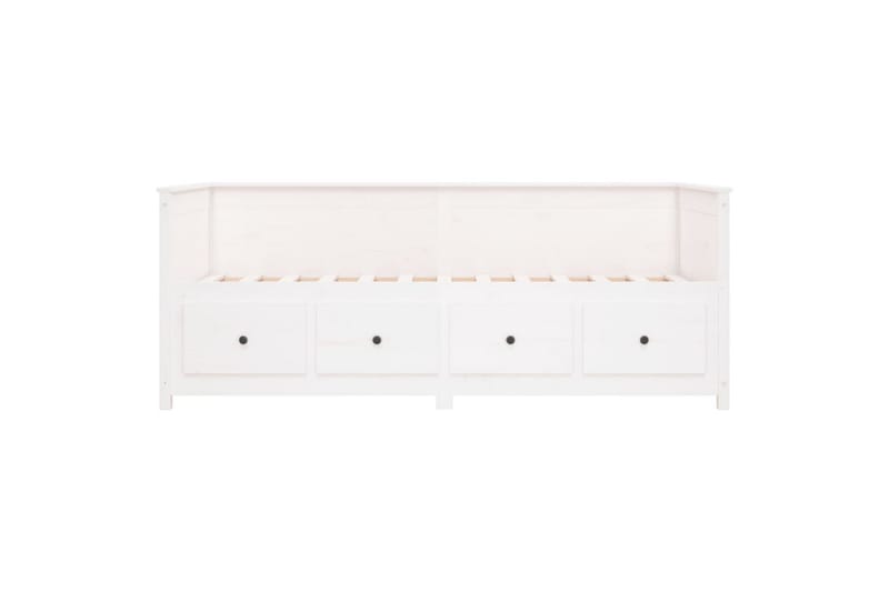 beBasic Dagseng hvit 90x190 cm heltre furu - Hvit - Møbler - Senger - Sengeramme & sengestamme