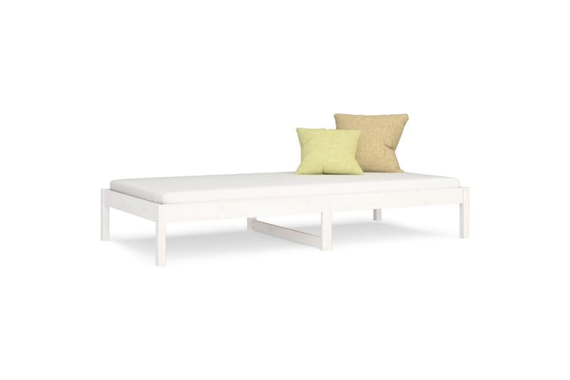 beBasic Dagseng hvit 90x200 cm heltre furu - Hvit - Møbler - Sofaer - Dagsenger