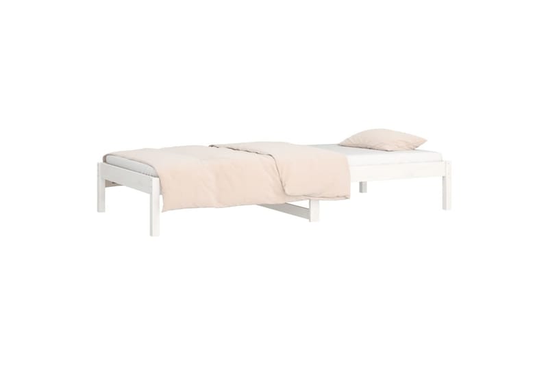 beBasic Dagseng hvit 90x200 cm heltre furu - Hvit - Møbler - Sofaer - Dagsenger