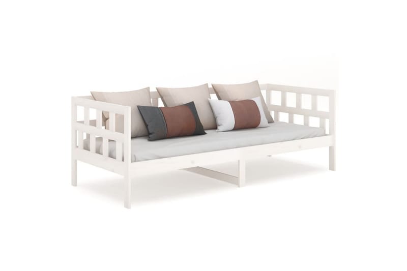beBasic Dagseng hvit heltre furu 80x200 cm - Hvit - Møbler - Sofaer - Dagsenger