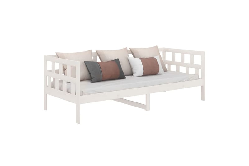 beBasic Dagseng hvit heltre furu 80x200 cm - Hvit - Møbler - Sofaer - Dagsenger