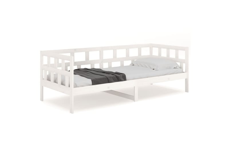 beBasic Dagseng hvit heltre furu 80x200 cm - Hvit - Møbler - Sofaer - Dagsenger