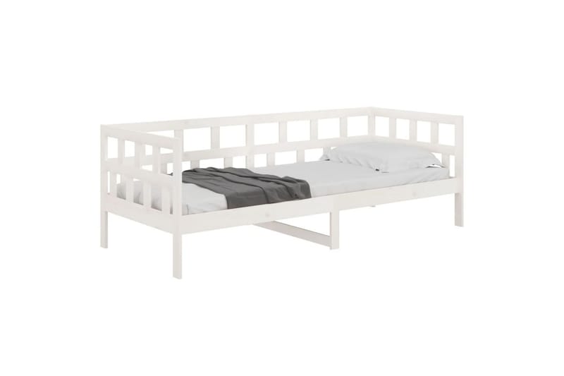 beBasic Dagseng hvit heltre furu 80x200 cm - Hvit - Møbler - Sofaer - Dagsenger
