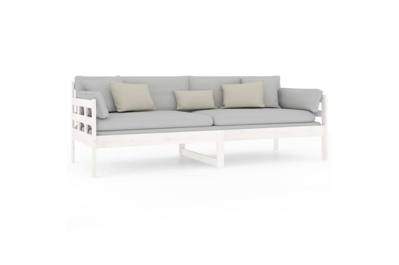 beBasic Dagseng hvit heltre furu 80x200 cm - Hvit - Møbler - Sofaer - Dagsenger