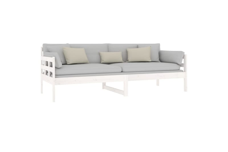 beBasic Dagseng hvit heltre furu 80x200 cm - Hvit - Møbler - Sofaer - Dagsenger