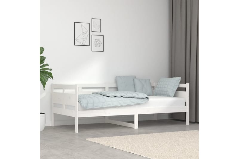 beBasic Dagseng hvit heltre furu 90x190 cm - Hvit - Møbler - Sofaer - Dagsenger