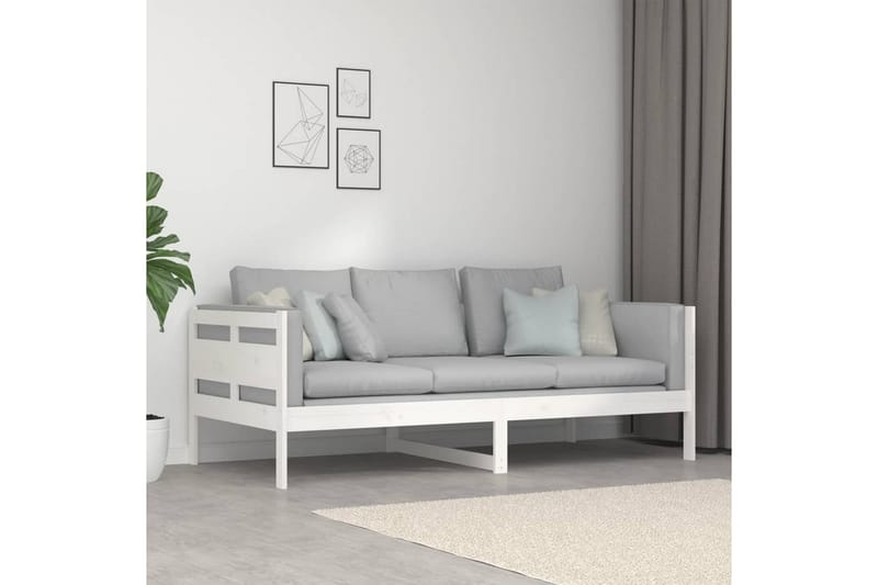 beBasic Dagseng hvit heltre furu 90x190 cm - Hvit - Møbler - Sofaer - Dagsenger