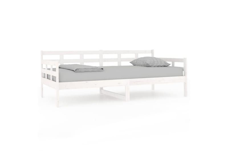 beBasic Dagseng hvit heltre furu 90x190 cm - Hvit - Møbler - Senger - Sengeramme & sengestamme