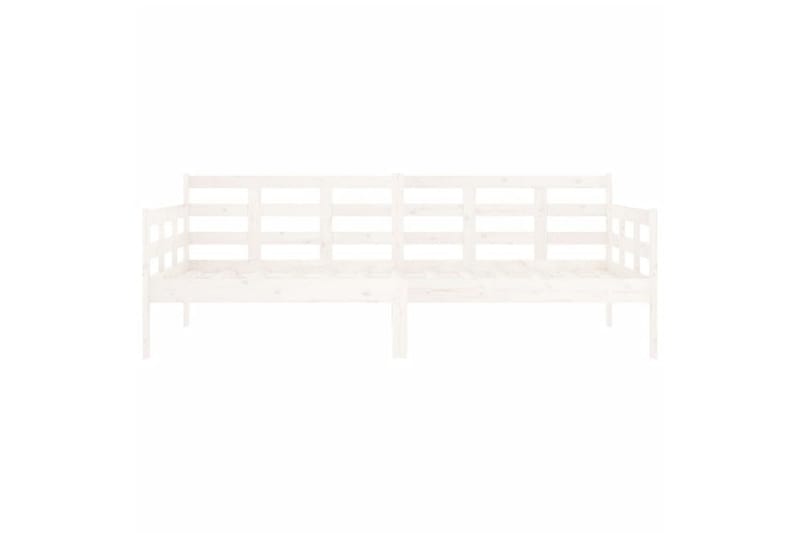 beBasic Dagseng hvit heltre furu 90x190 cm - Hvit - Møbler - Senger - Sengeramme & sengestamme