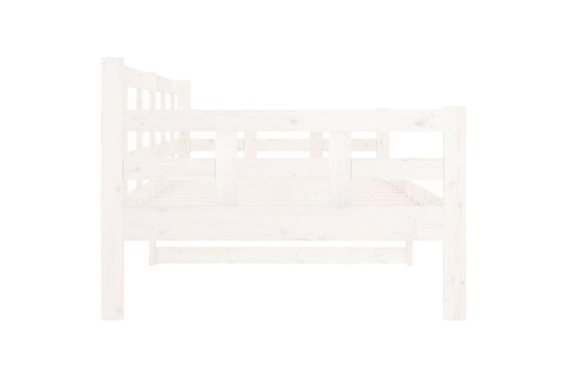 beBasic Dagseng hvit heltre furu 90x190 cm - Hvit - Møbler - Senger - Sengeramme & sengestamme