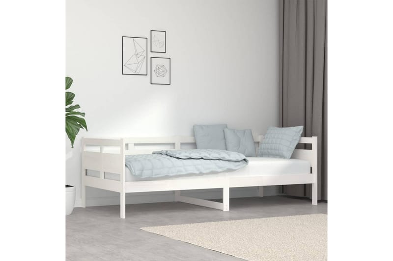 beBasic Dagseng hvit heltre furu 90x200 cm - Hvit - Møbler - Sofaer - Dagsenger