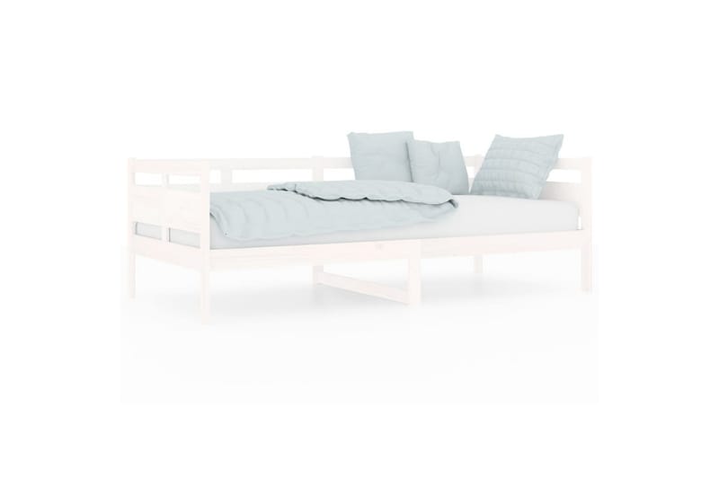 beBasic Dagseng hvit heltre furu 90x200 cm - Hvit - Møbler - Sofaer - Dagsenger