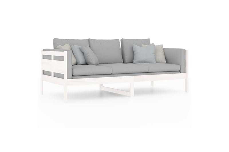 beBasic Dagseng hvit heltre furu 90x200 cm - Hvit - Møbler - Sofaer - Dagsenger