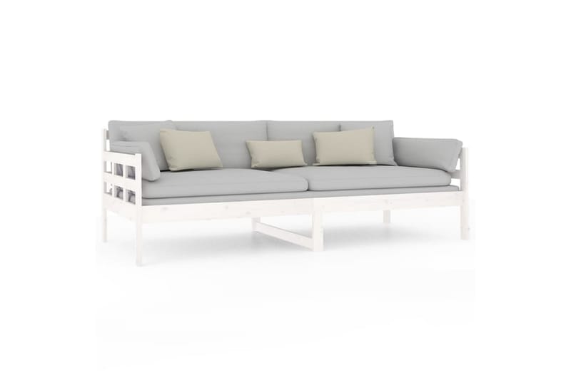 beBasic Dagseng hvit heltre furu 90x200 cm - Hvit - Møbler - Sofaer - Dagsenger