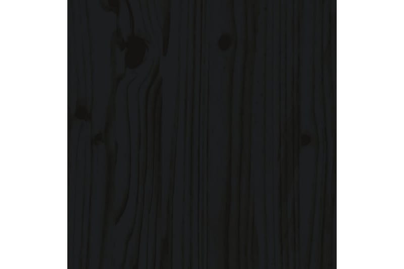 beBasic Dagseng svart 80x200 cm heltre furu - Svart - Sengeramme & sengestamme