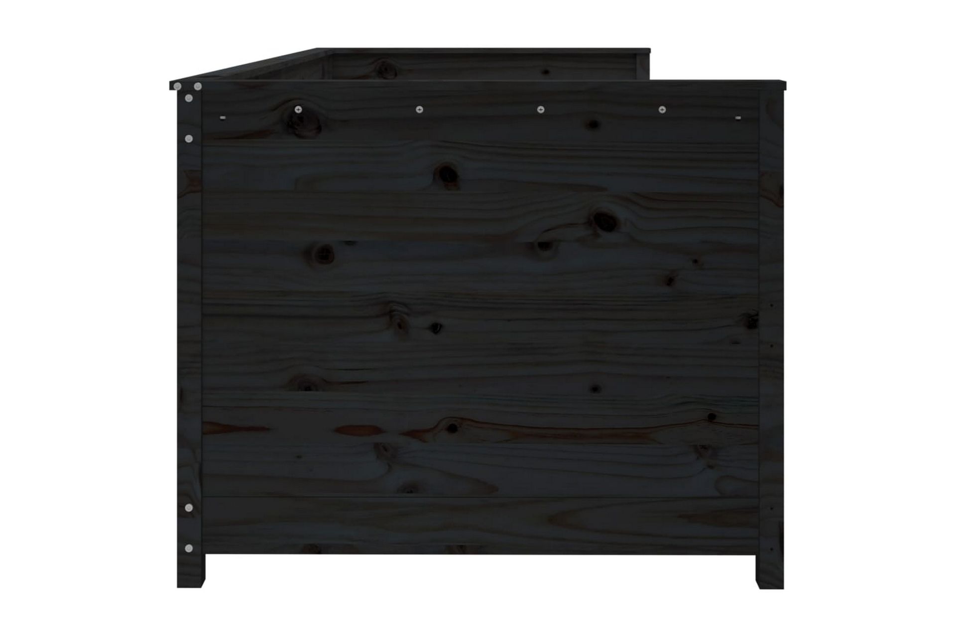 beBasic Dagseng svart 90x190 cm heltre furu - Svart - Møbler - Senger - Sengeramme & sengestamme