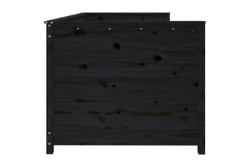 beBasic Dagseng svart 90x190 cm heltre furu - Svart - Møbler - Senger - Sengeramme & sengestamme