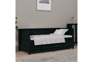 beBasic Dagseng svart 90x190 cm heltre furu - Svart - Møbler - Senger - Sengeramme & sengestamme