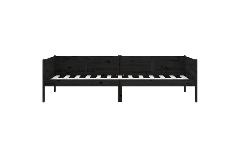 beBasic Dagseng svart heltre furu 90x190 cm - Svart - Møbler - Sofaer - Dagsenger